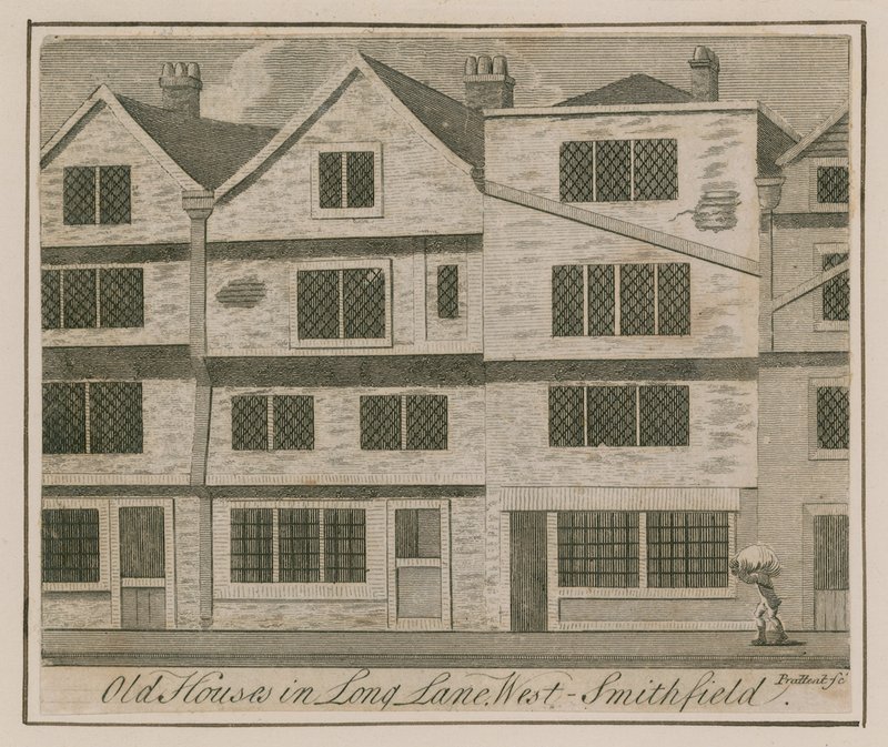 Ház Long Lane-ben, West Smithfieldben alkotó: English School