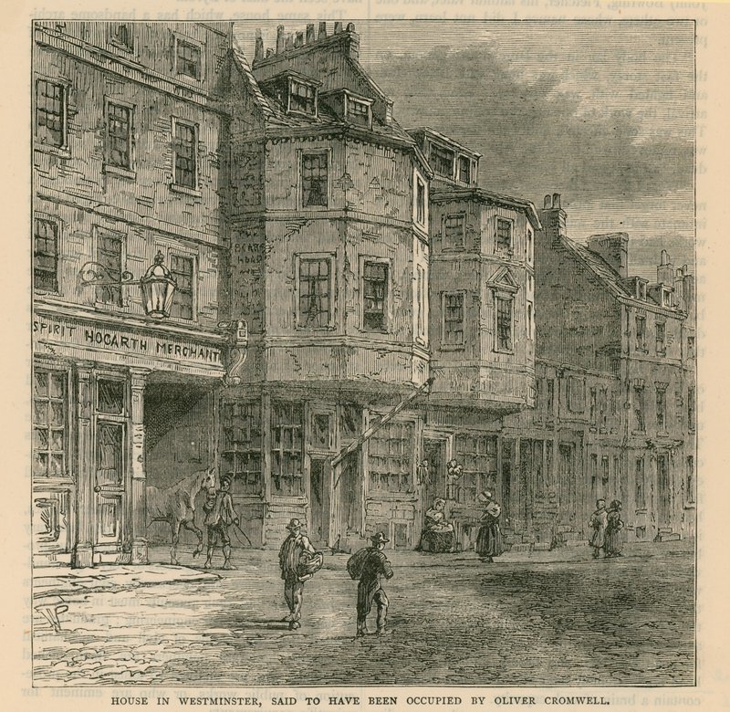 A westminsteri házat állítólag Oliver Cromwell foglalta el alkotó: English School