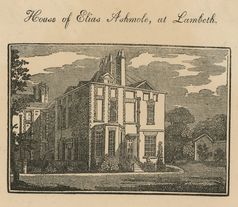 Elias Ashmole háza Lambethben alkotó: English School