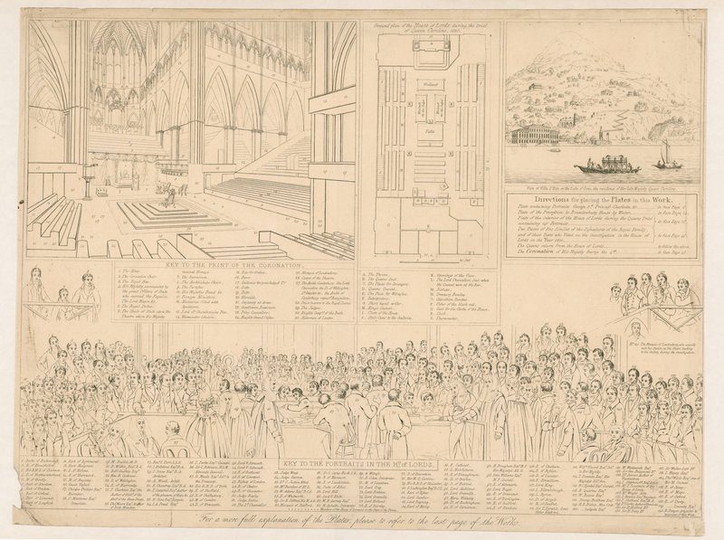 A Lordok Háza az 1820-as fontos nyomozás során alkotó: English School
