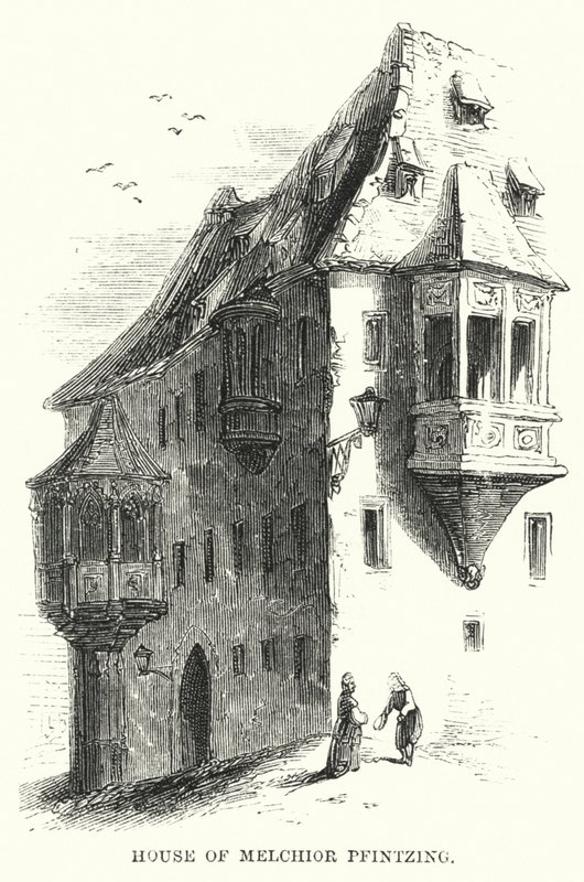 Melchior Pfintzing háza (metszet) alkotó: English School