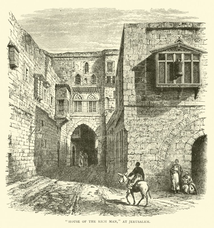 Gazdag ember háza, Jeruzsálem alkotó: English School