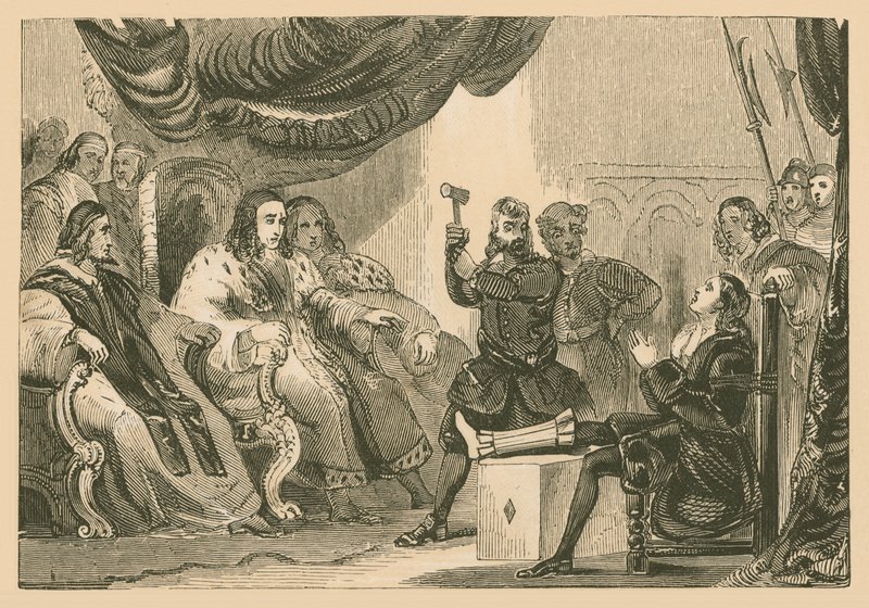 Hugh MKail megkínozták a Csizmával alkotó: English School