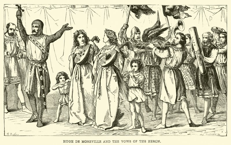 Hugh de Moreville és a gém fogadalma alkotó: English School