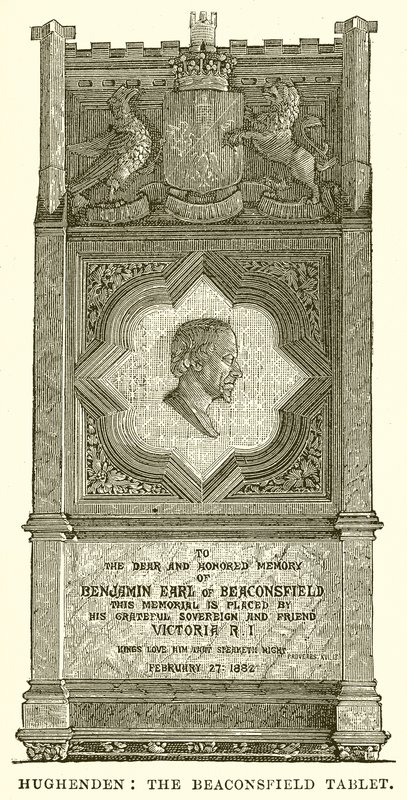 Hughenden: A Beaconsfield Tablet alkotó: English School