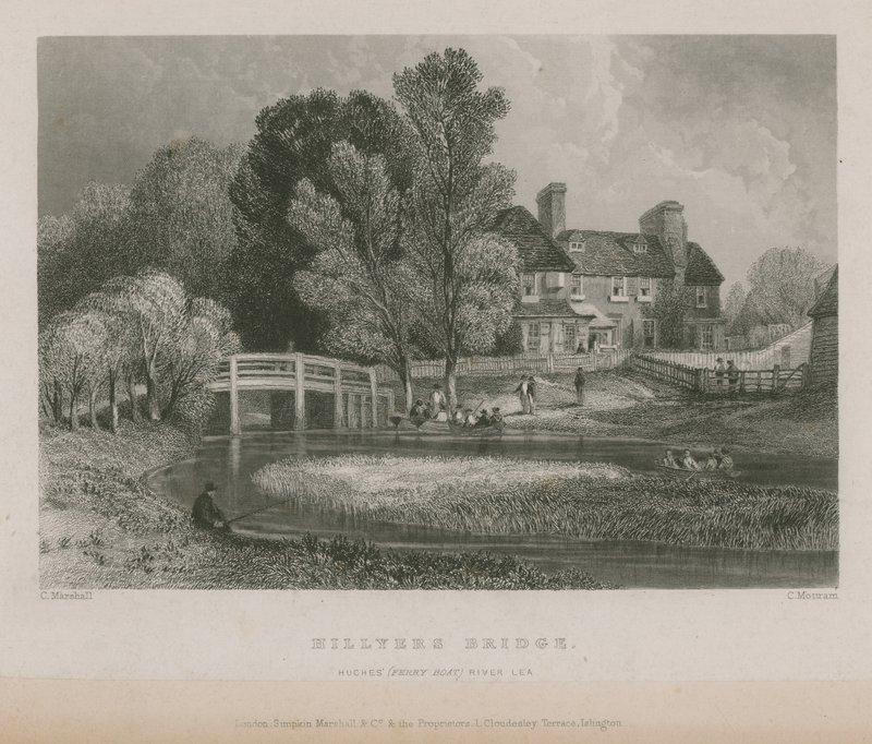 Hughes komphajó a Lea folyón alkotó: English School