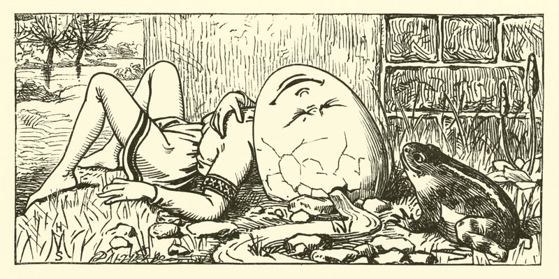 Humpty Dumpty alkotó: English School