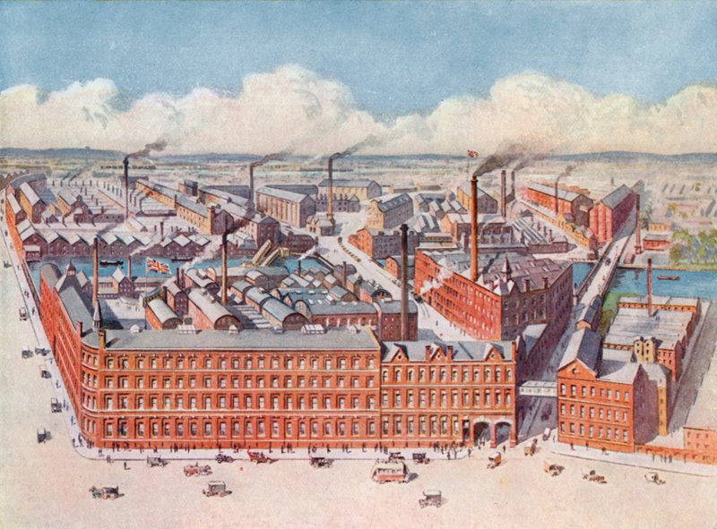 Huntley & Palmers Biscuit Manufactory, Reading, Anglia alkotó: English School
