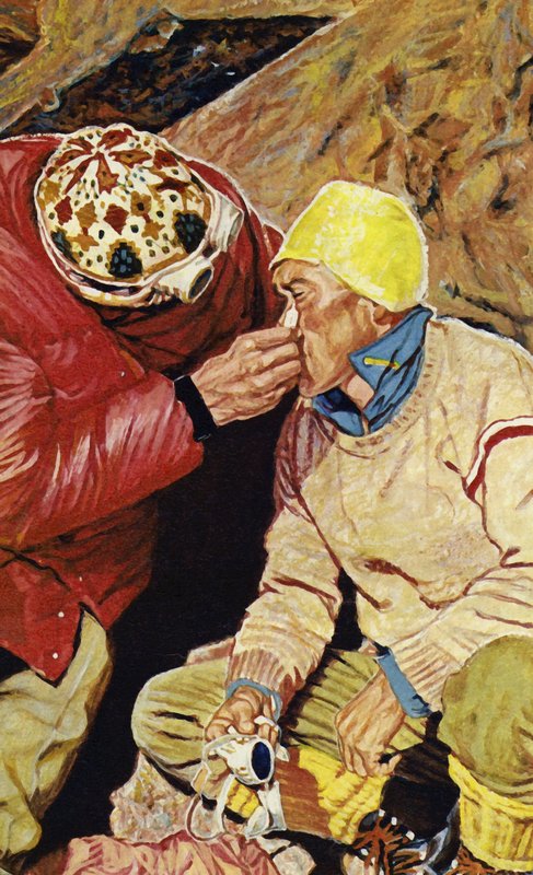 A Hunts expedíción Edmund Hillary és Sherpa Tenzing is részt vett alkotó: English School