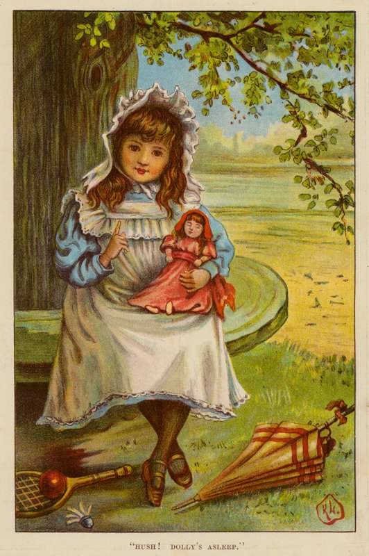 "Csitt! Dolly alszik" (színes litó) alkotó: English School