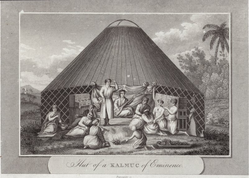 Eminenciás Kalmuc kunyhója alkotó: English School