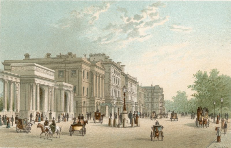 Hyde Park Corner - Piccadilly alkotó: English School