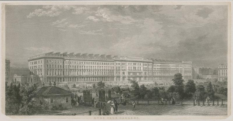 Hyde Park Gardens, London alkotó: English School