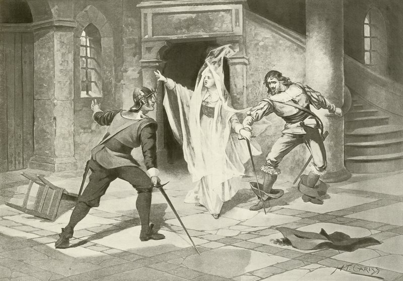 I puritani, I. felvonás v. jelenet (mélynyomás) alkotó: English School