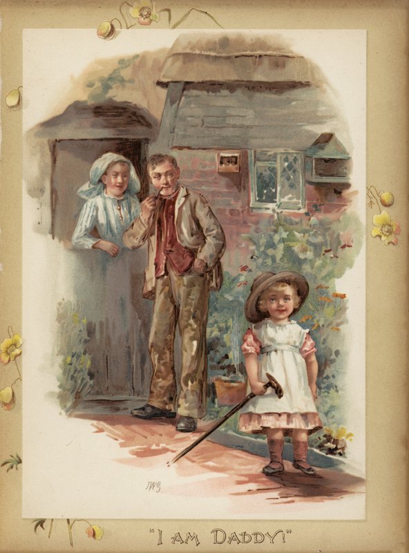 Én vagyok apa! (chromolitho) alkotó: English School