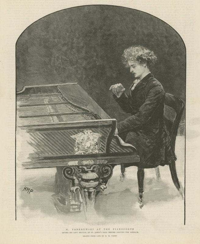 Ignacy Jan Paderewski alkotó: English School