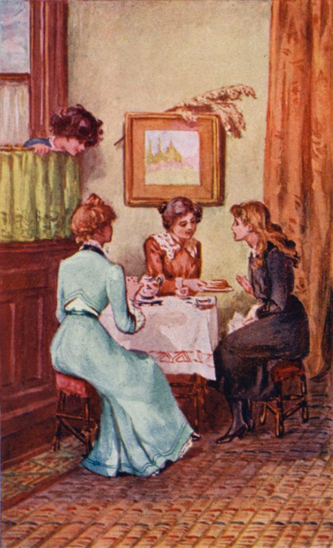 Illusztráció L T Meade A lányok világához (színes litó) alkotó: English School