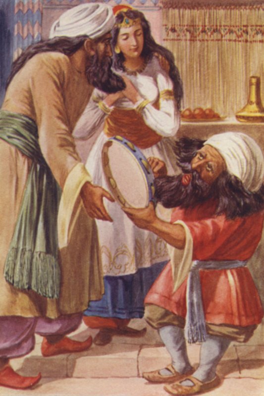 Illusztráció: Ali Baba és a negyven tolvaj (színes litó) alkotó: English School