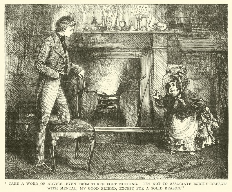Illusztráció David Copperfieldhez (metszet) alkotó: English School