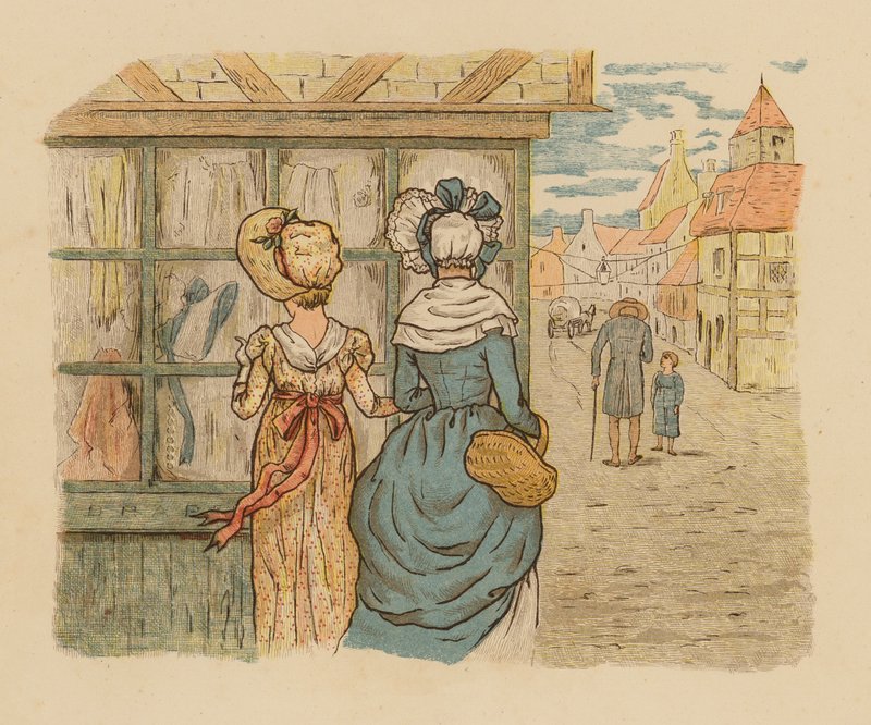 Illusztráció az Álmok, táncok és csalódásokhoz (színes litográfia) alkotó: English School