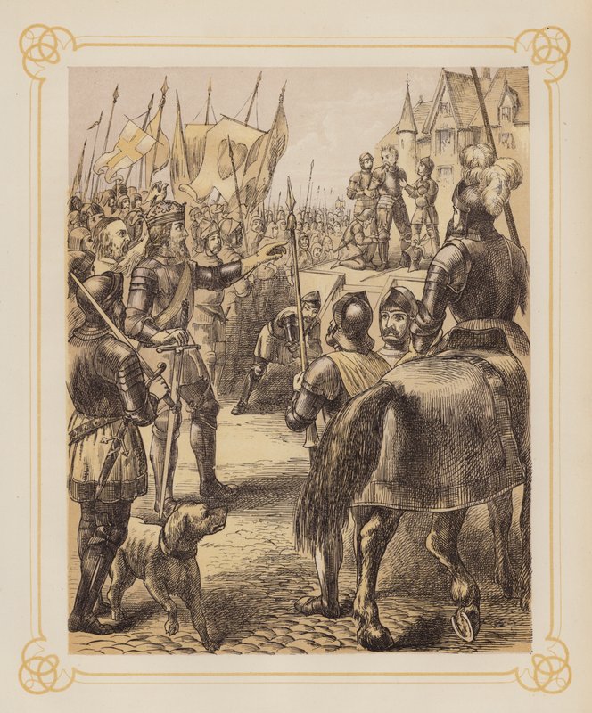 Illusztráció John Bunyan Szent háború című művéhez (litográfia) alkotó: English School