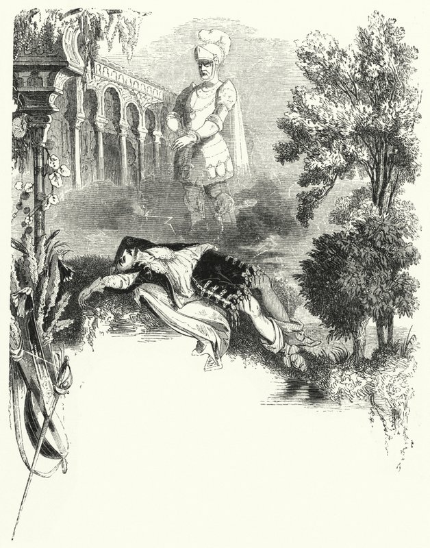 Illusztráció Mozart Don Giovanni című operájához (metszet) alkotó: English School