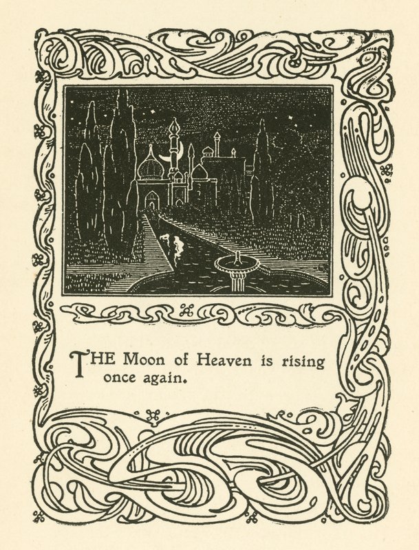 Illusztráció: Omar Khayyam Rubaiyat (litho) alkotó: English School