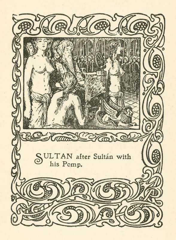 Illusztráció: Omar Khayyam Rubaiyat (litho) alkotó: English School