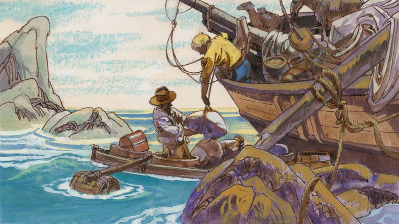 Illusztráció: Swiss Family Robinson alkotó: English School