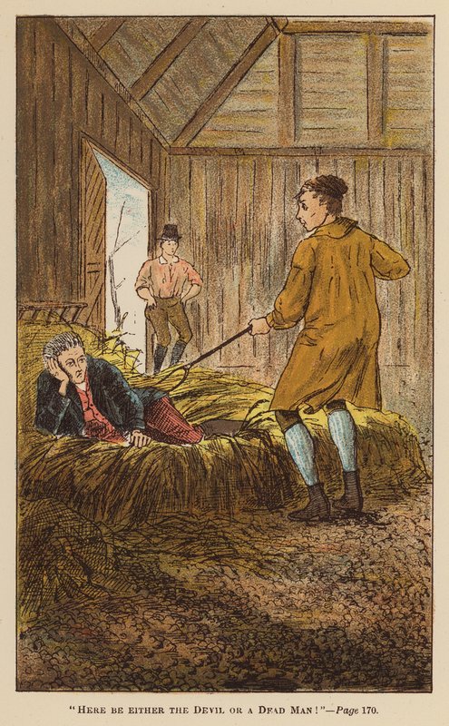 Illusztráció Tobias Smollett The Adventures of Roderick Random című könyvéhez (színes litográfia) alkotó: English School