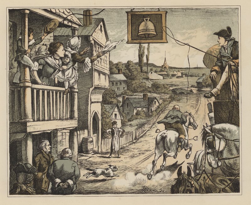 Illusztráció: William Cowper: John Gilpin eltérítő története (színes litó) alkotó: English School