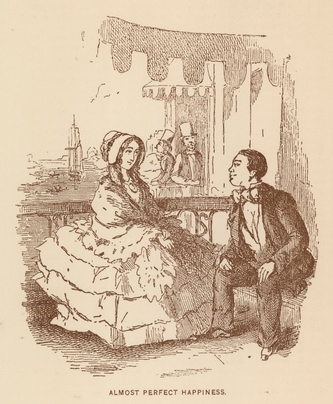 Illusztráció Thackeray Pendennis történetéhez (litho) alkotó: English School