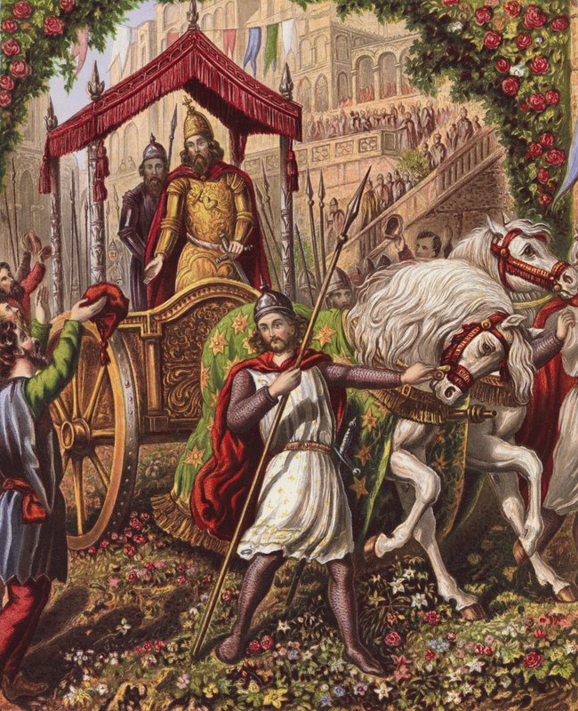 Illusztráció John Bunyan The Holy War című könyvéhez (színes litográfia) alkotó: English School