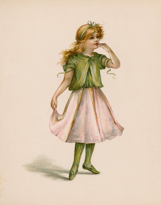 Illusztráció: A virágok nyelve (chromolitho) alkotó: English School