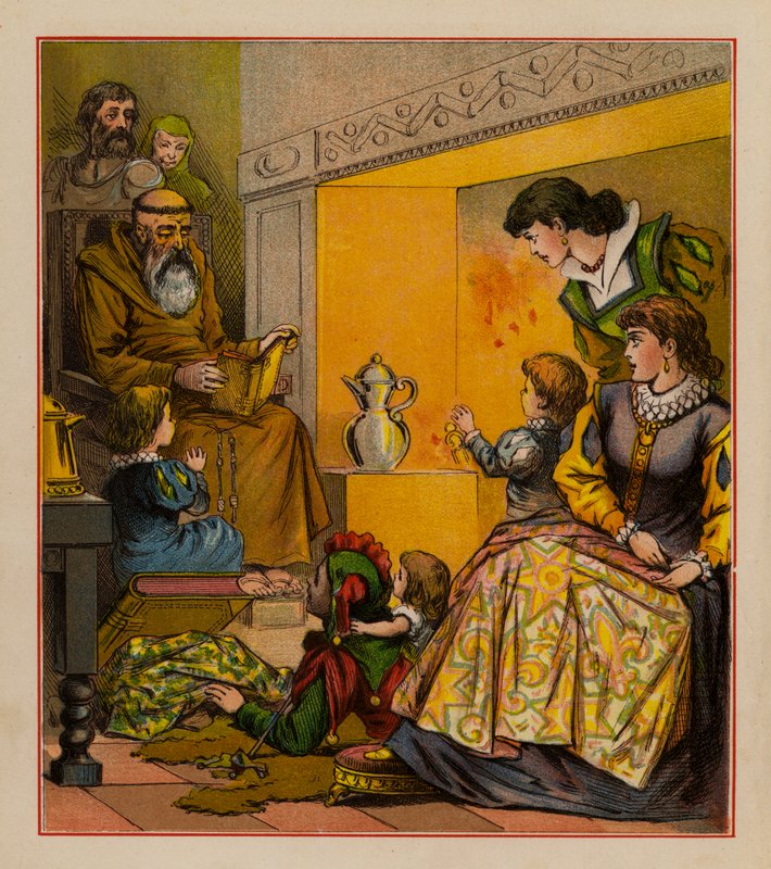 Illusztráció A régi idők vidám balladáihoz, 1880 körül (színes litó) alkotó: English School