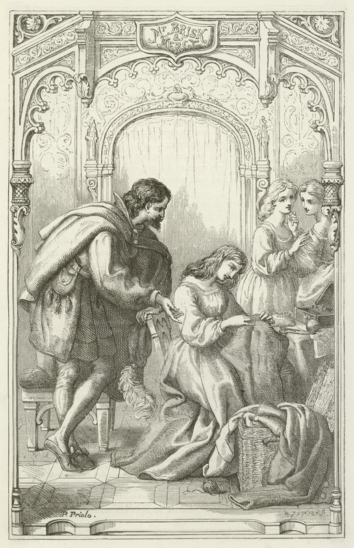 Illusztráció a zarándokok fejlődéséhez, John Bunyantól alkotó: English School
