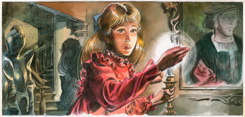 Illusztráció a titkos kerthez alkotó: English School
