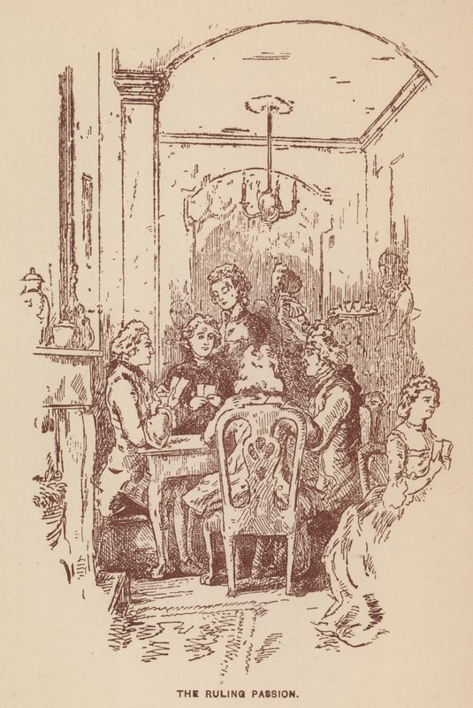Illusztráció a Virginiákhoz, Thackeray (litho) alkotó: English School