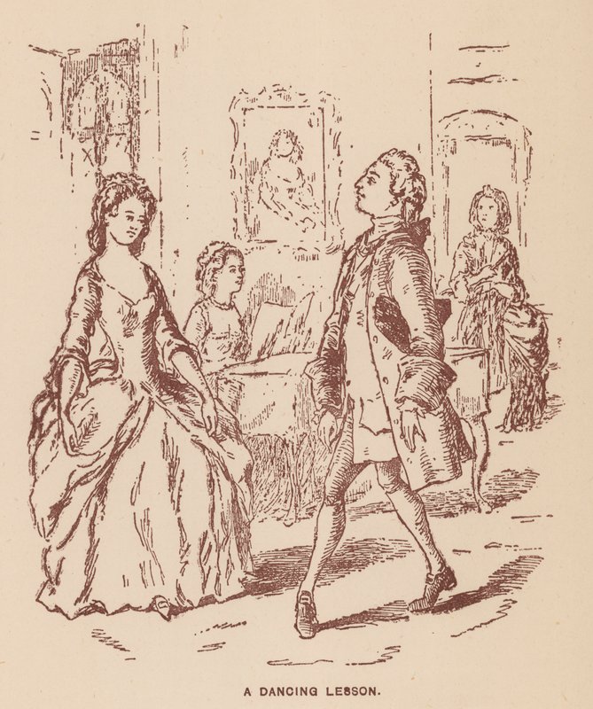 Illusztráció a Virginiákhoz, Thackeray (litho) alkotó: English School
