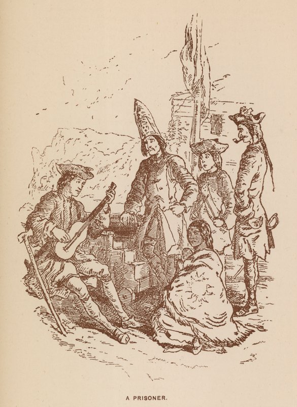 Illusztráció Thackeray The Virginians című művéhez (litográfia) alkotó: English School