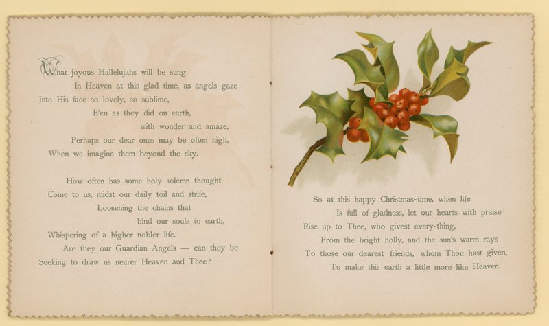 Dora Ross illusztrációja a Tidings Of Joy-hoz (színes litográfia) alkotó: English School