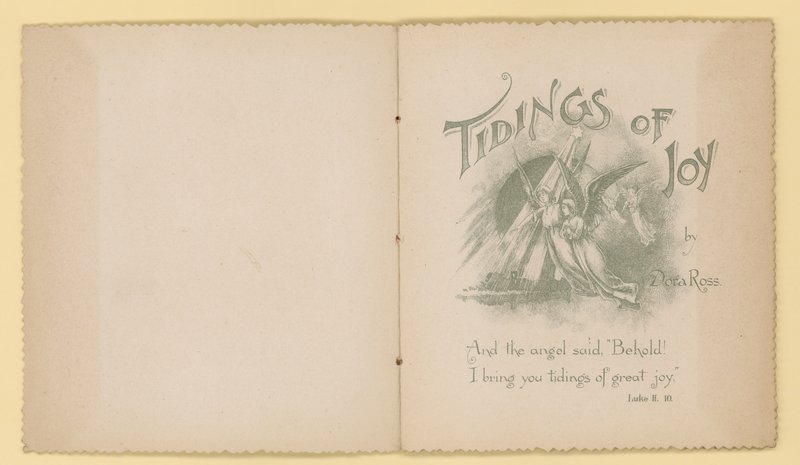 Illusztráció a Tidings Of Joy-hoz, Dora Ross alkotó: English School