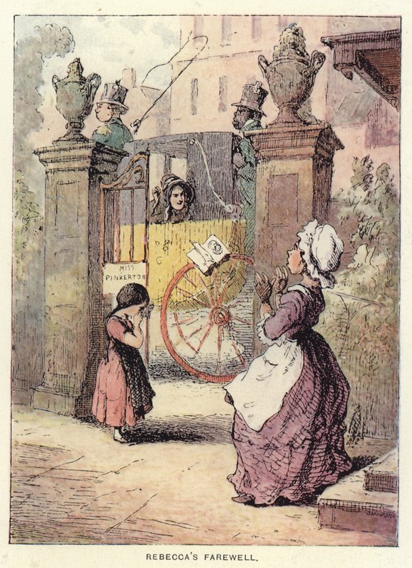Illusztráció a Vanity Fairhez, Thackeraytől alkotó: English School