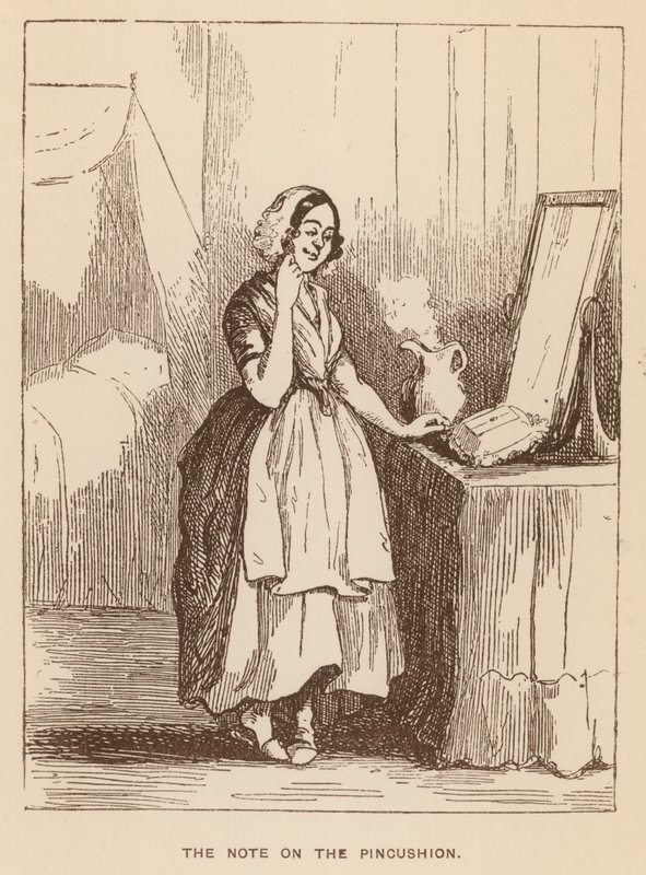 Illusztráció a Vanity Fairhez, Thackeraytől alkotó: English School