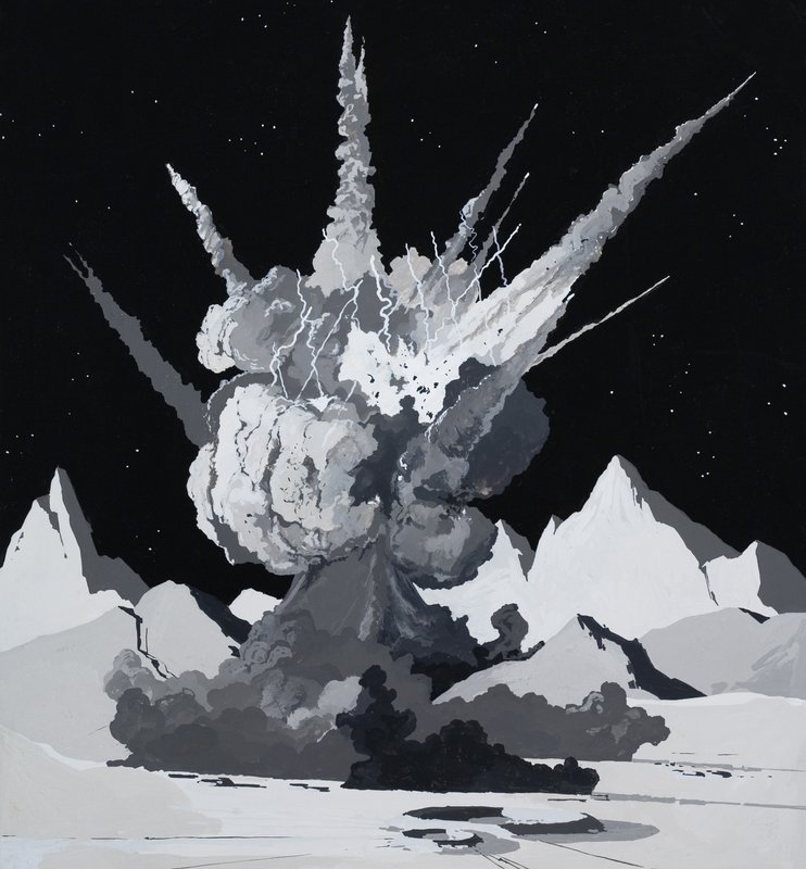 Illusztráció Arthur C Clarke történetéhez alkotó: English School
