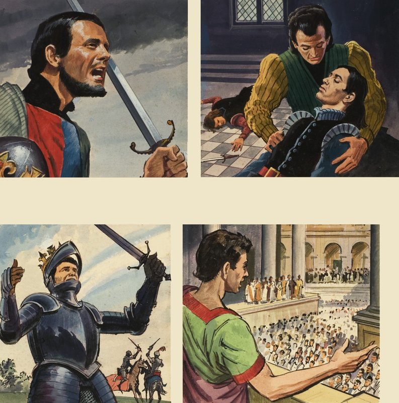 Képek Shakespeare-től alkotó: English School