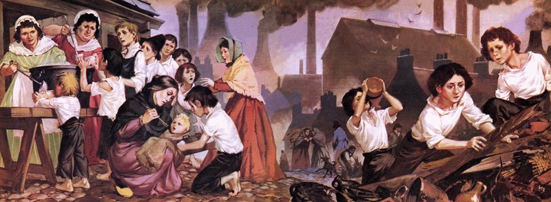Ősapáink idejében: Gazdagok és szegények alkotó: English School