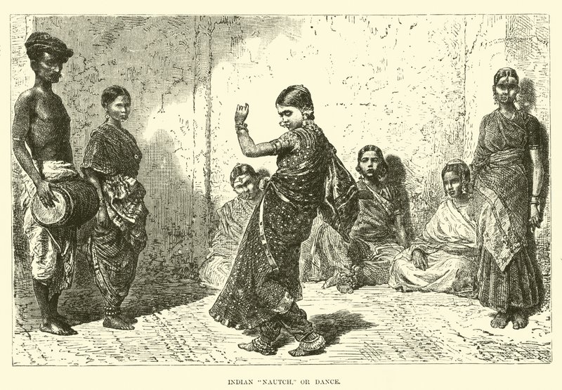 Indian Nautch, vagy tánc alkotó: English School