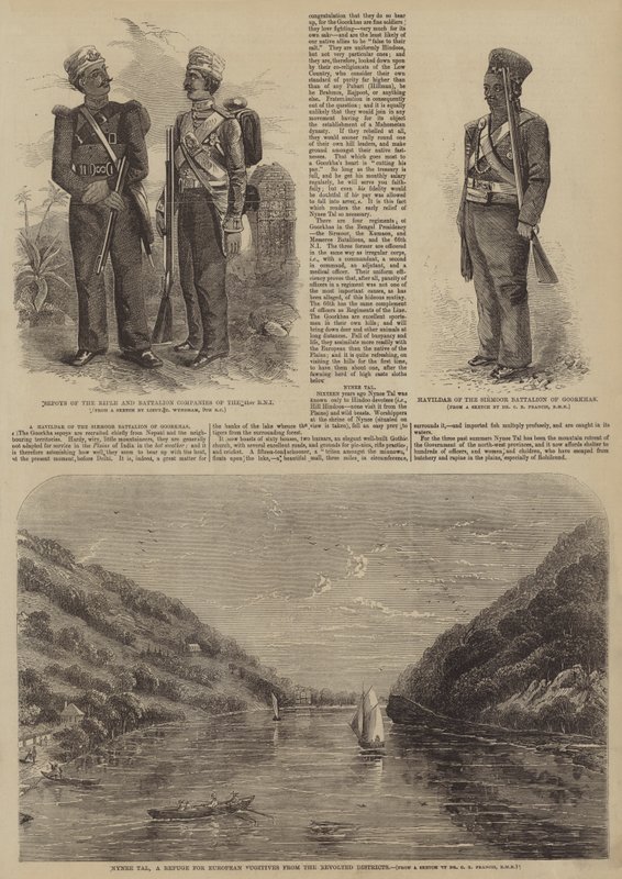 1857-es indiai lázadás (metszet) alkotó: English School