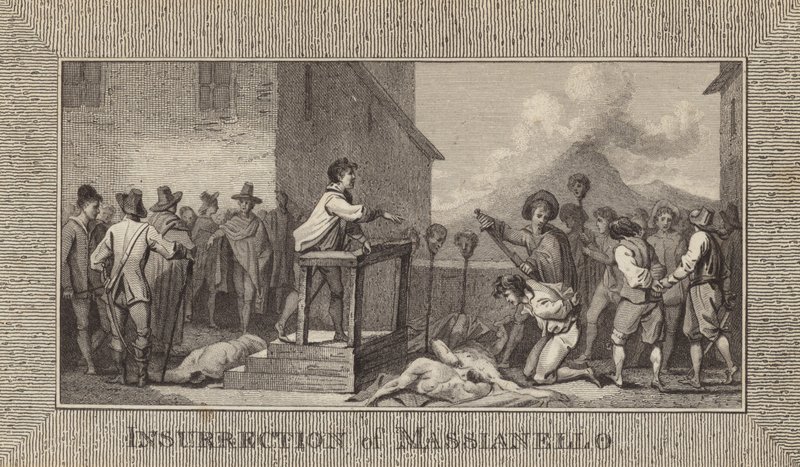 Massianello felkelése alkotó: English School